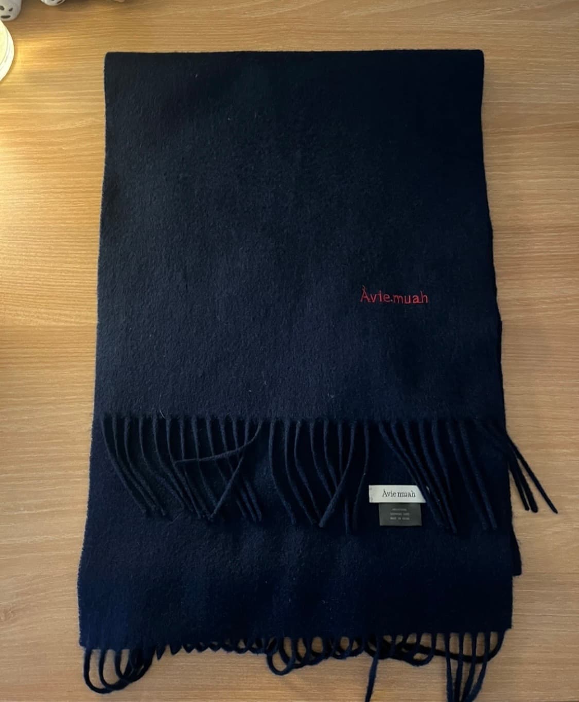 아비에무아 목도리/머플러 네이비 상품이미지2