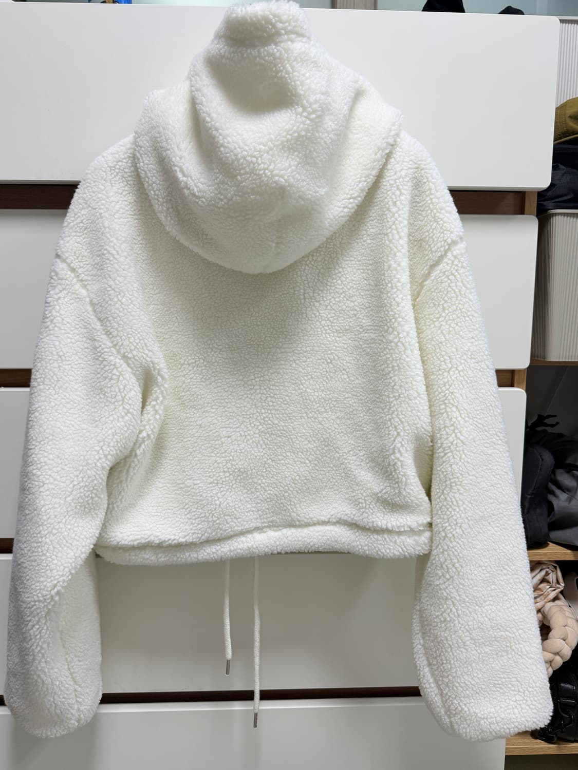 oioi 오아이오아이 양털 후리스 여성 후드티셔츠 Free 상품이미지6