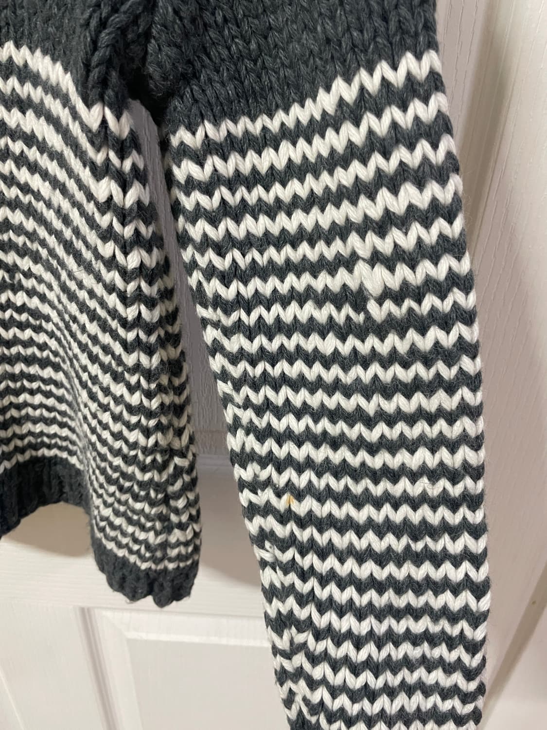 코위찬 네이비 후드 니트 상품이미지8