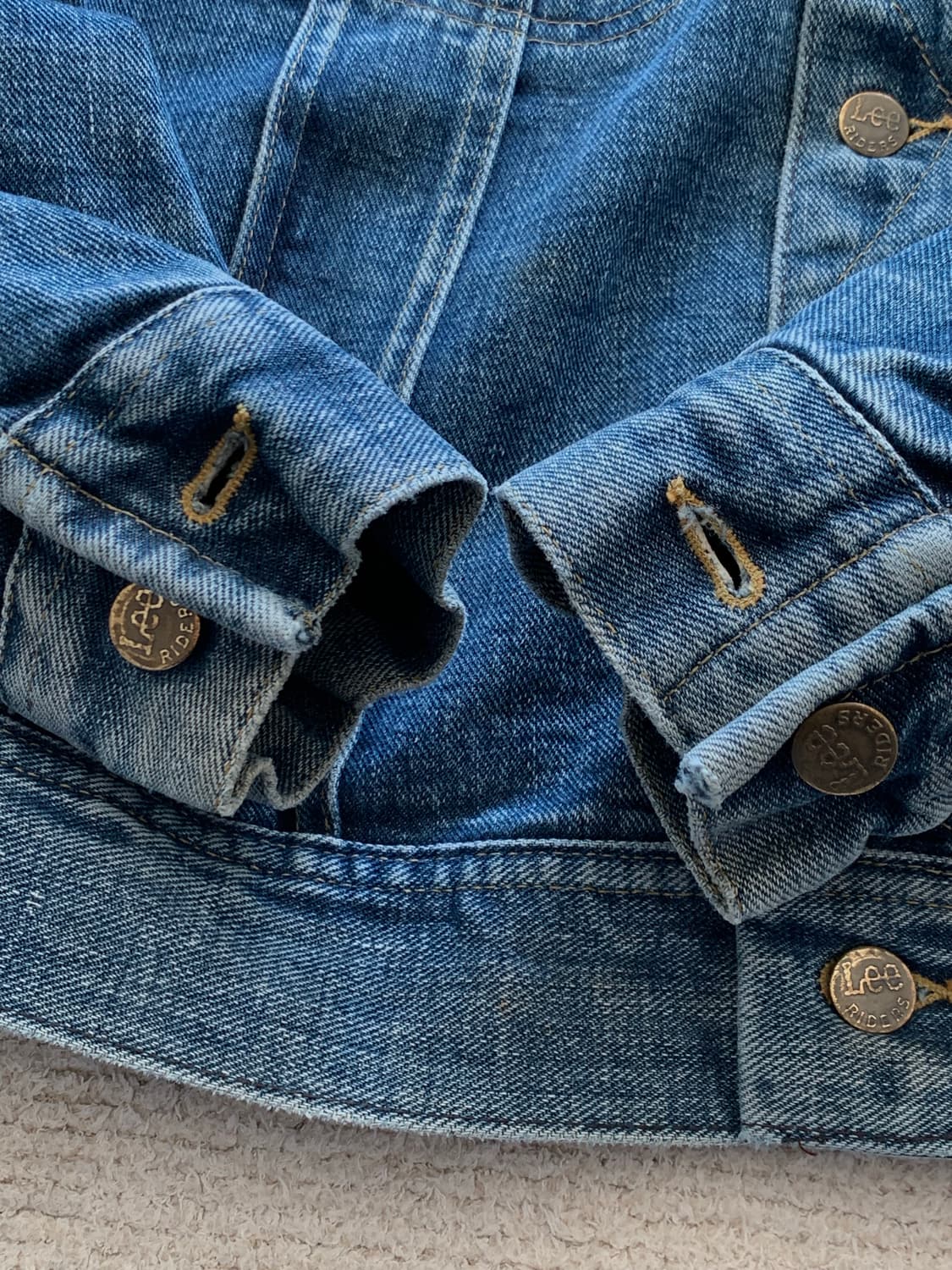 1970s 리 라이더스 스톰라이더 101-LJ 데님 트러커 자켓 상품이미지6