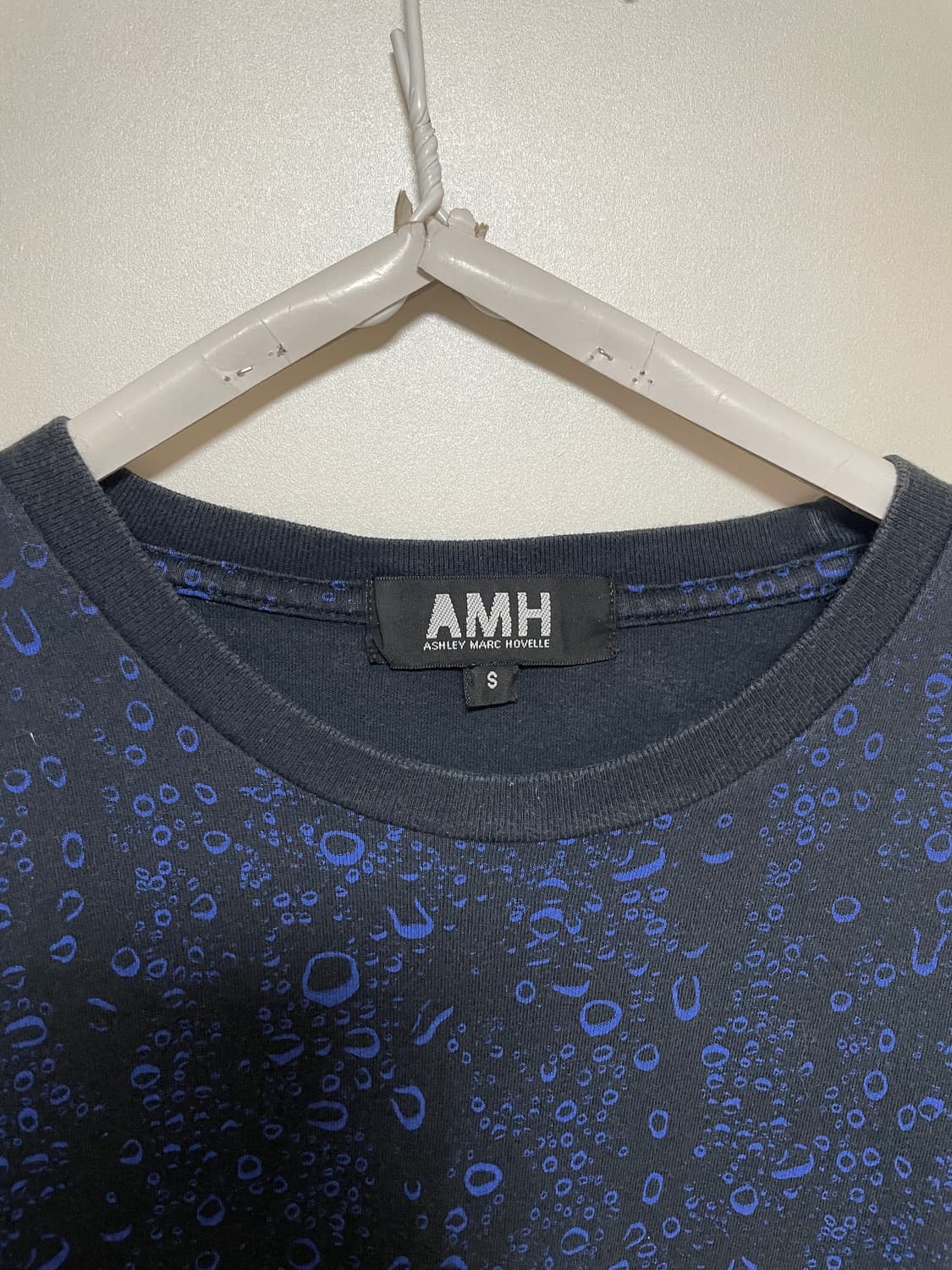 AMH 워터드롭 패턴 반팔티 S 상품이미지2