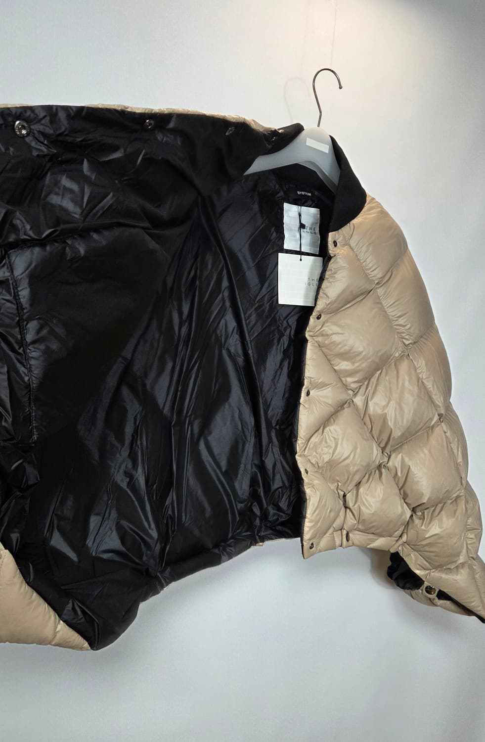 한섬 시스템 2022 구스다운 퀼팅 케이프 F사이즈 (미사용) 상품이미지8