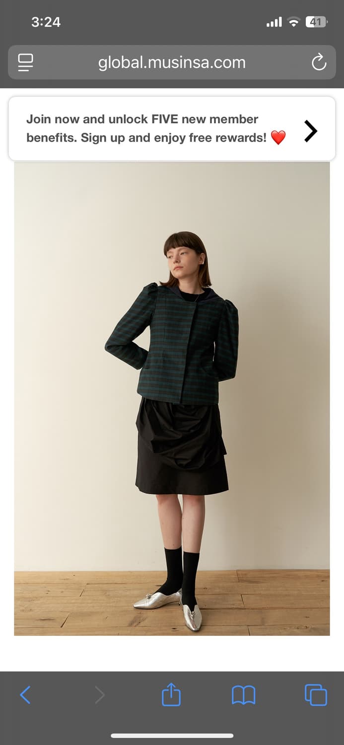 Sinoon lutte jacket 시눈 세일러 루트 자켓 상품이미지3