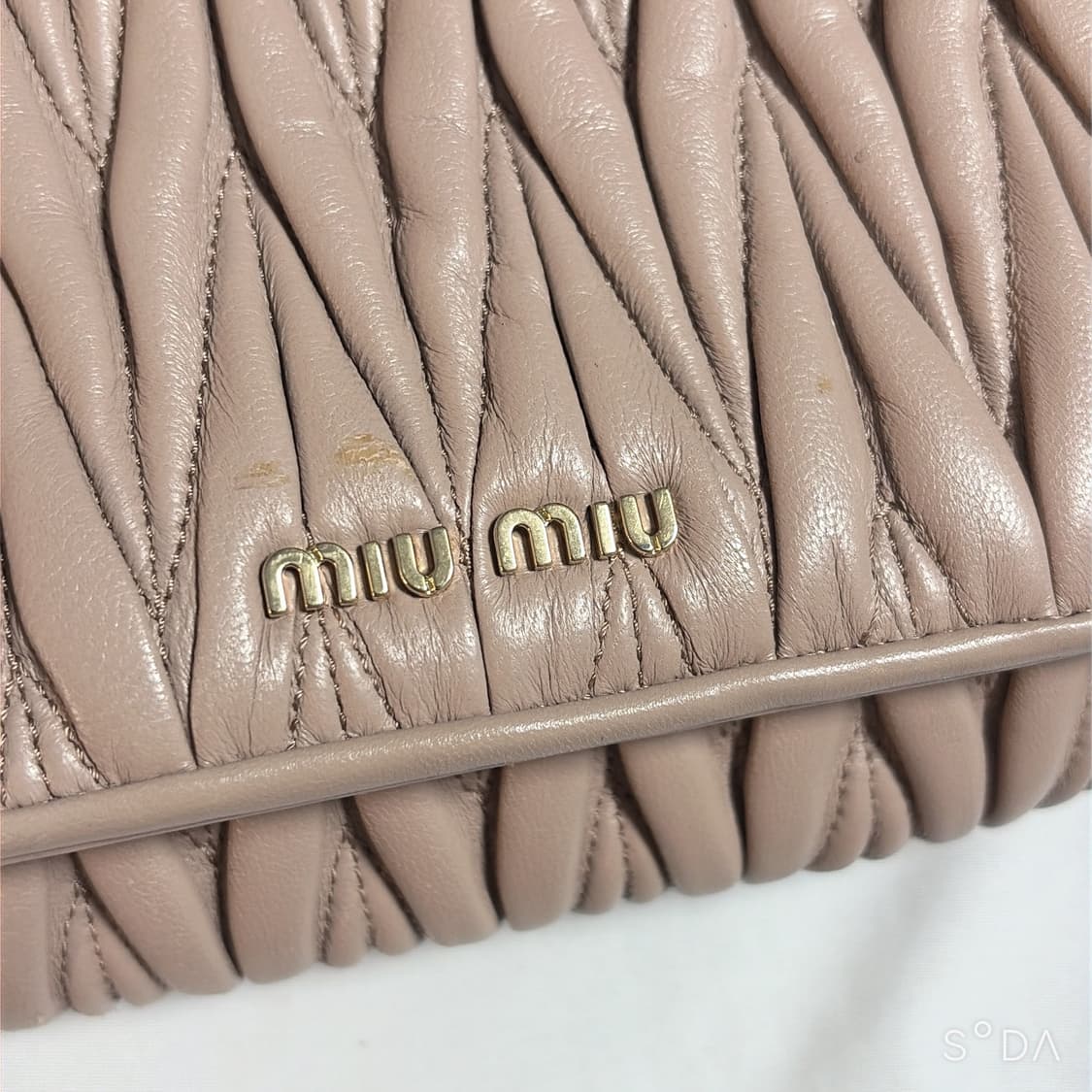 미우미우 마테라쎄 크로스백 핑크 (정) 상품이미지3