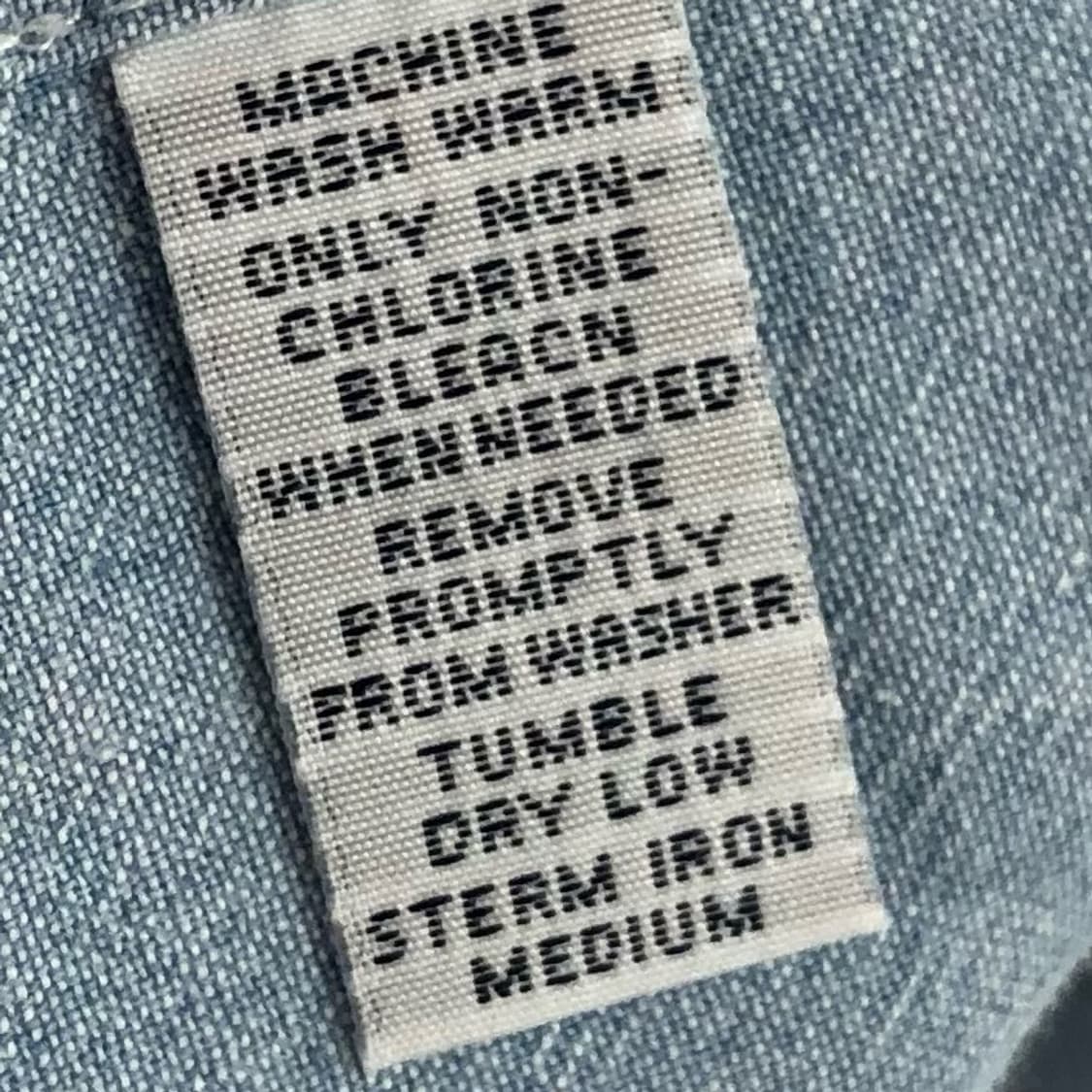 XL 폴로 샴브레이 데님 셔츠 상품이미지4