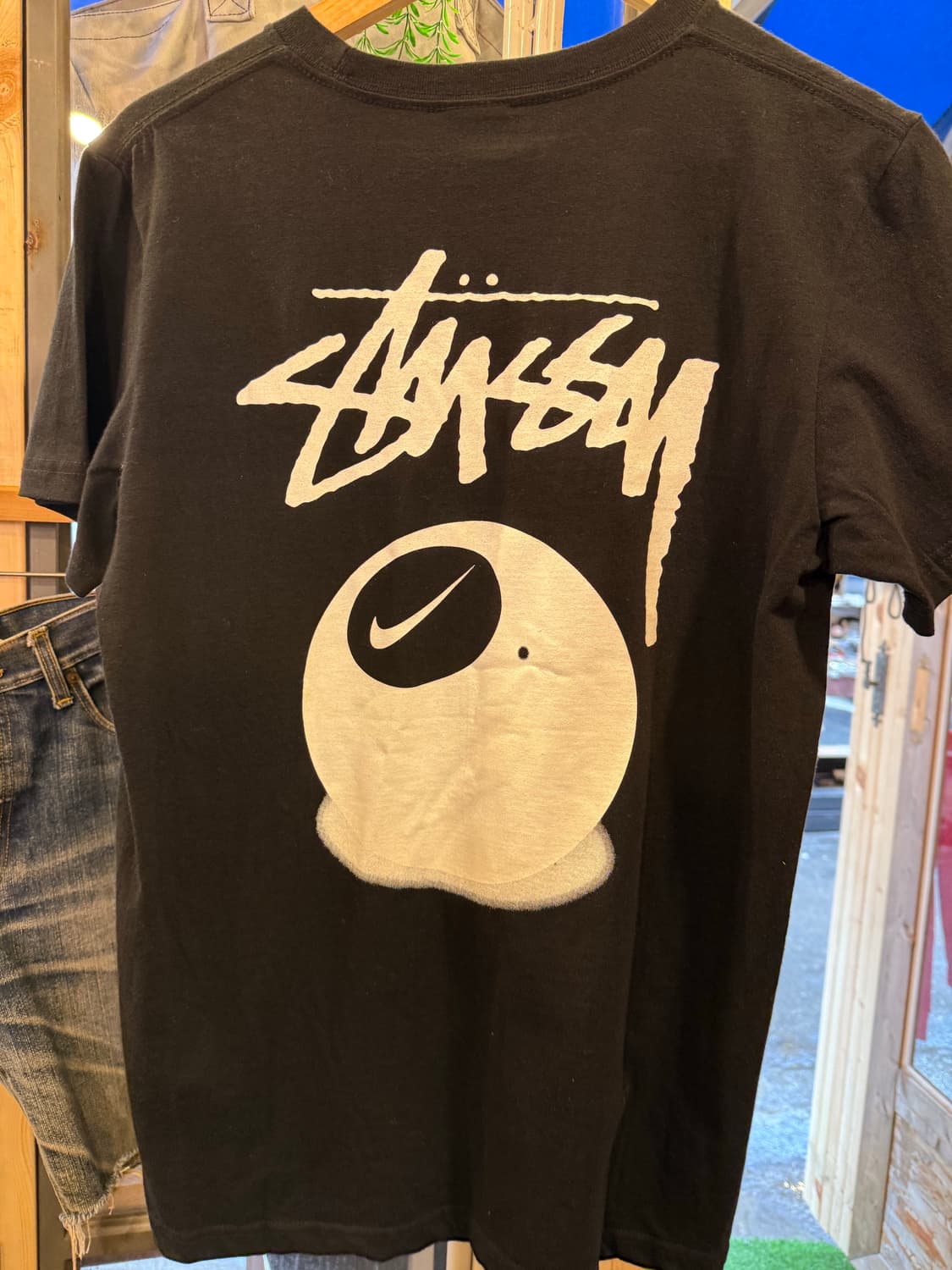 나투시 나이키 스투시 8볼 티셔츠 블랙 상품이미지3