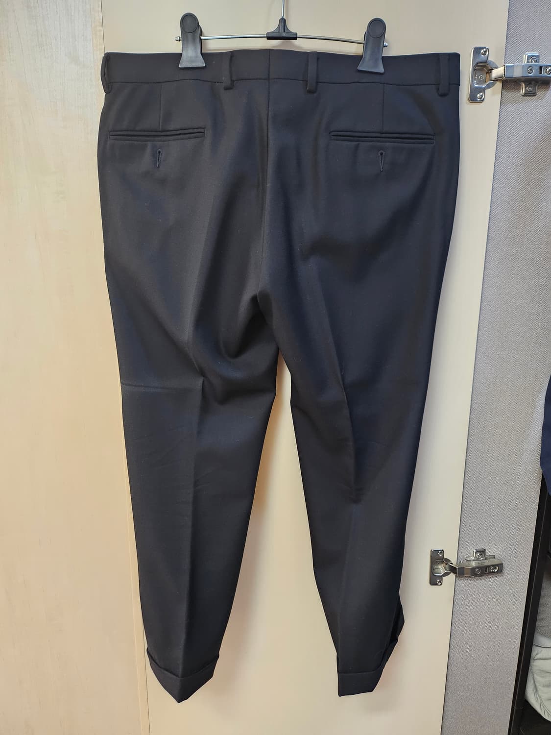 산드로 남성 블랙 슬랙스 44 상품이미지4