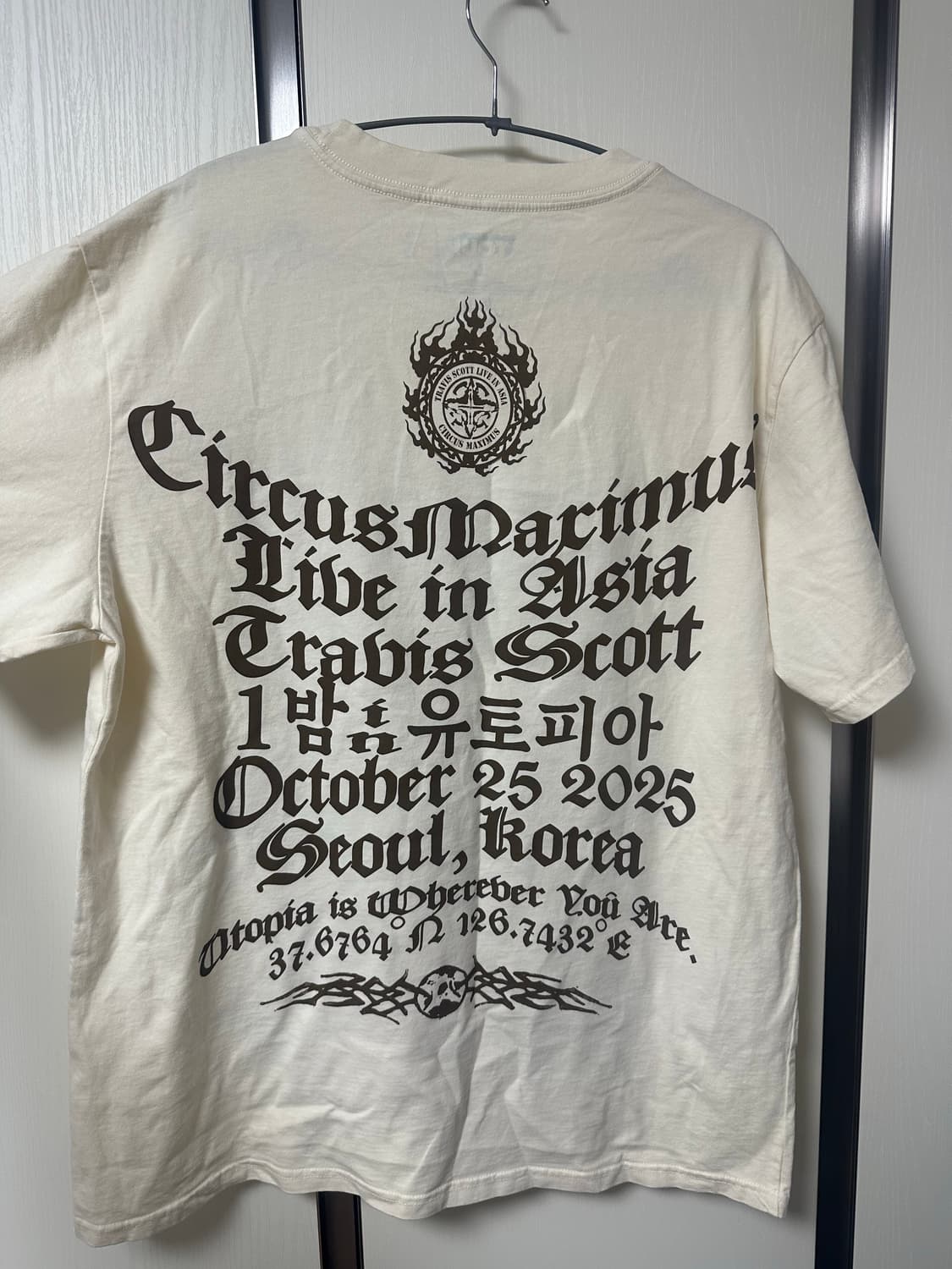 Travis Scott 트래비스스캇 머천 반팔 (L, XL) 상품이미지4