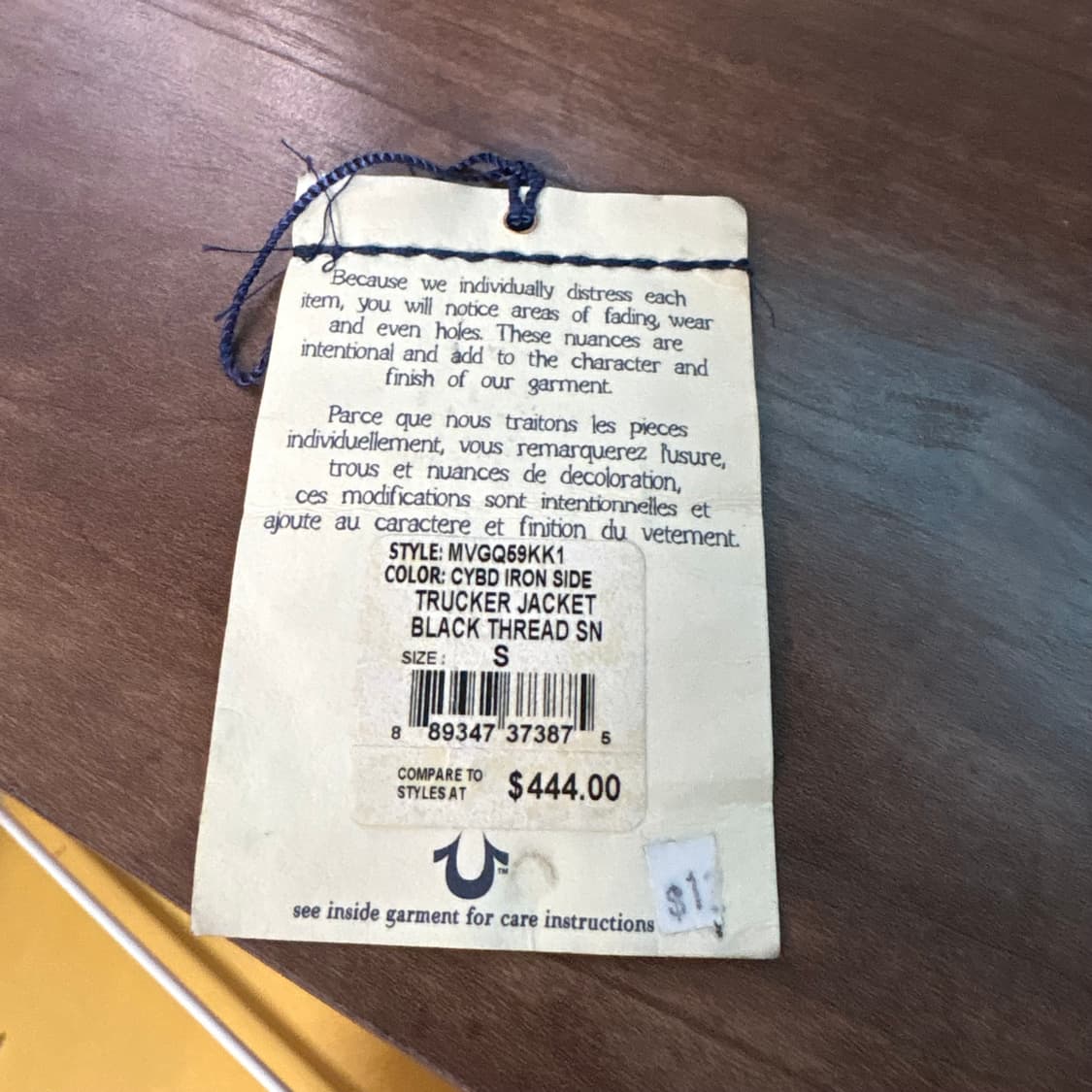 트루릴리젼 블랙 데님 자켓 상품이미지5