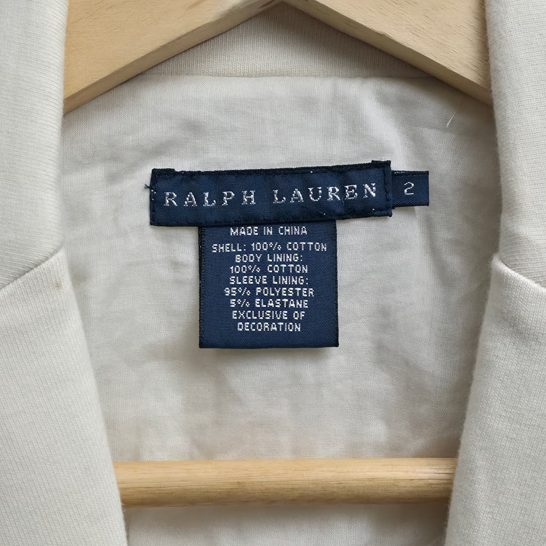 [2] 폴로 랄프로렌 아이보리 블레이저 자켓 상품이미지5
