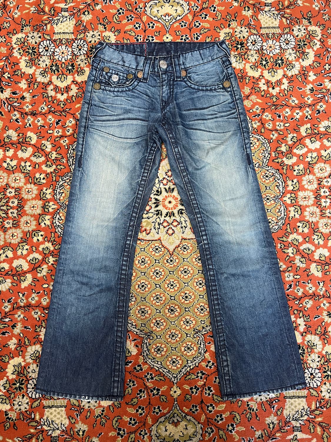 [29-30] 트루릴리전 빌리 슈퍼 티 블루 데님팬츠 상품이미지2