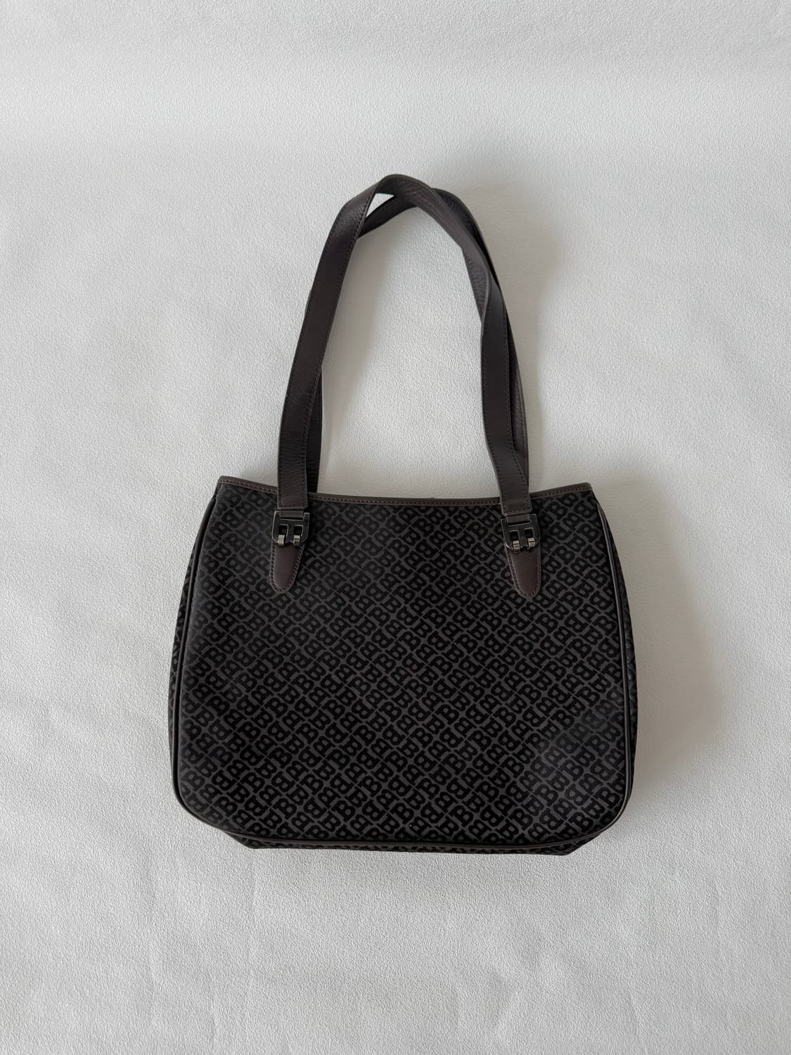 Pre owned 모노그램&레더 숄더백 상품이미지1