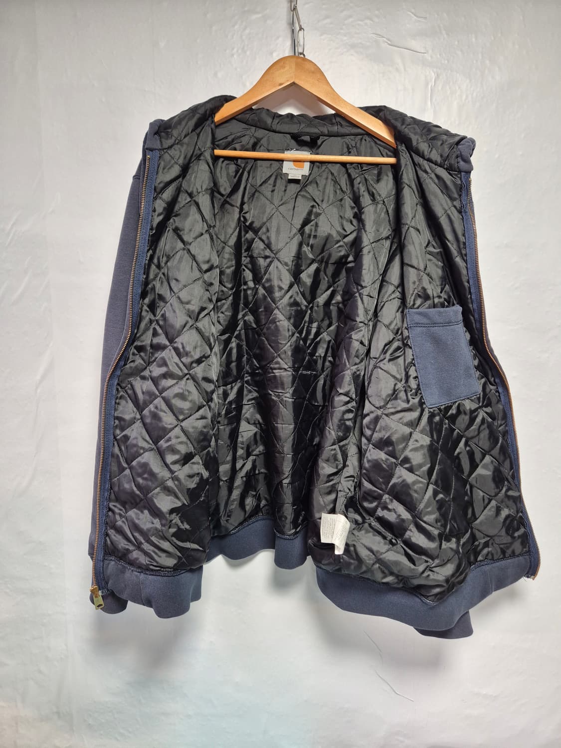 105 칼하트 후드집업 레인디펜더 네이비 XL사이즈(상태A급) 상품이미지8