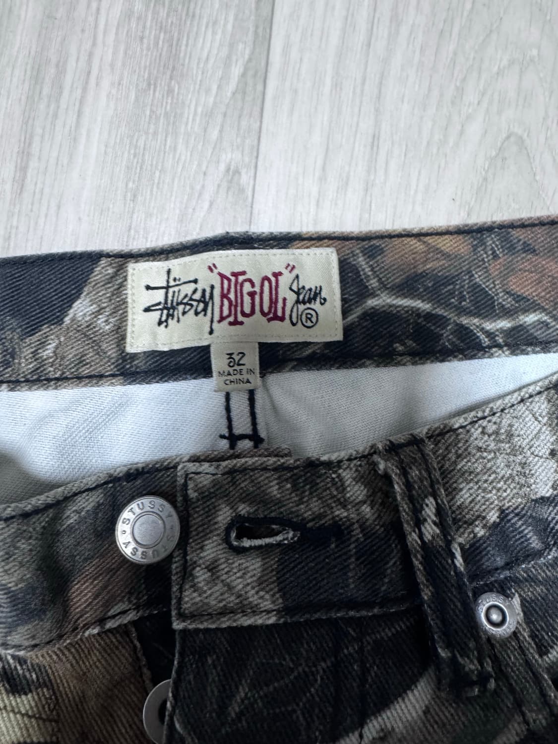 스투시 빅올진 리얼트리 팬츠 32 상품이미지3