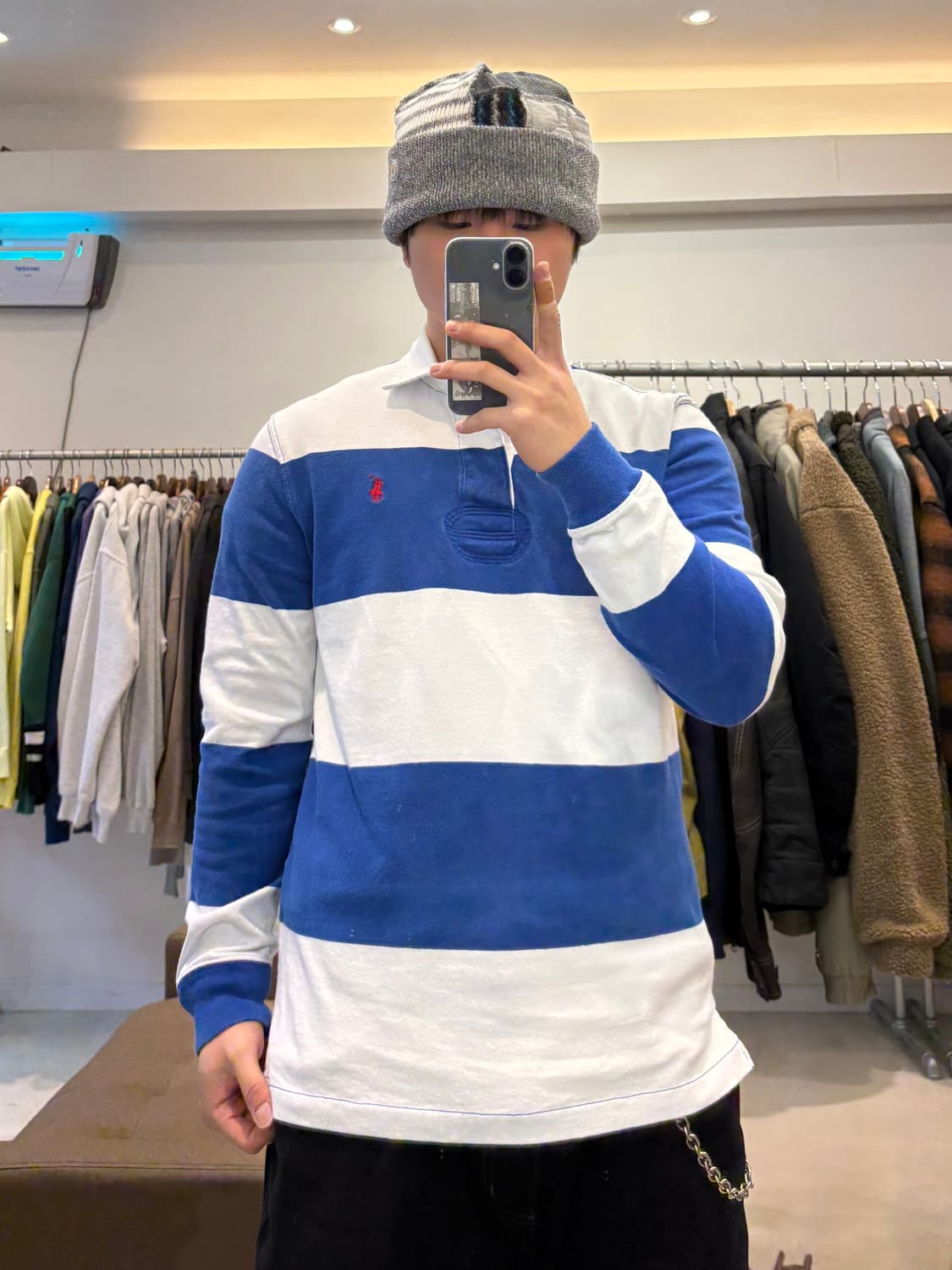 폴로 랄프로렌 스트라이프 럭비티 상품이미지8