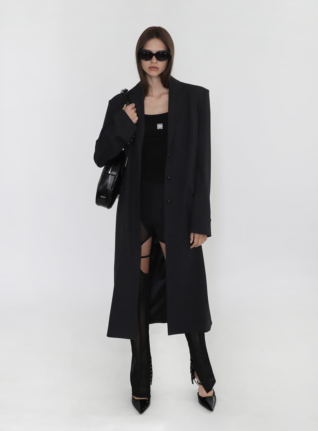 [새상품]배드블러드 클래식 울80 코트 상품이미지3