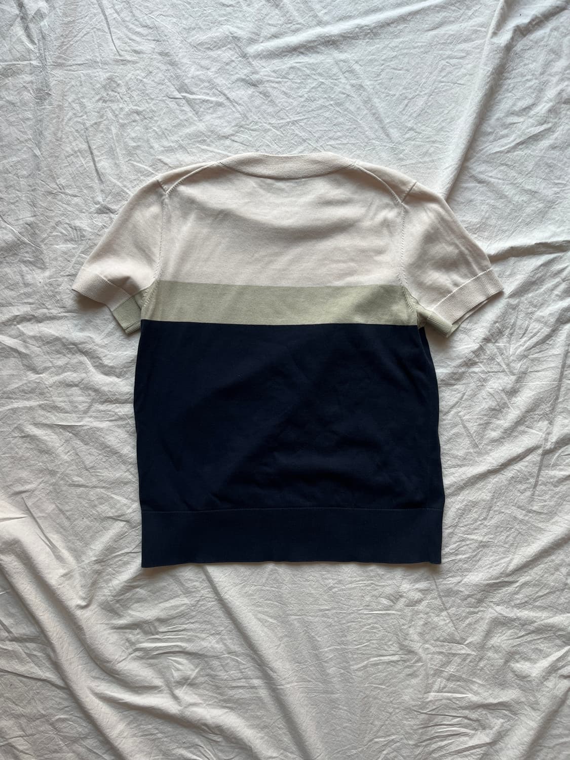 Cos 코스 배색 반팔 니트 상품이미지5