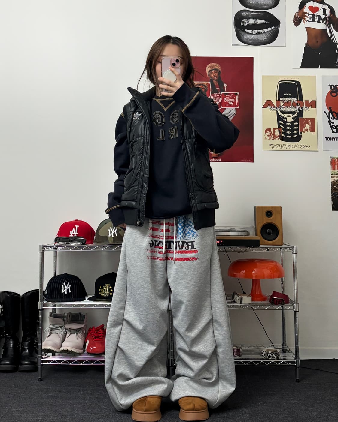 아디다스 00s 글로시 패딩 베스트 상품이미지3