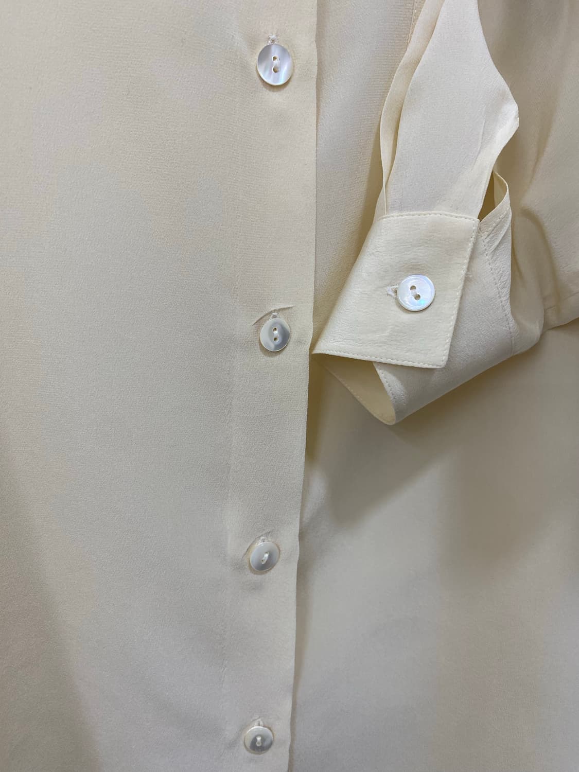 Fendi Cream Silk Blouse  상품이미지5