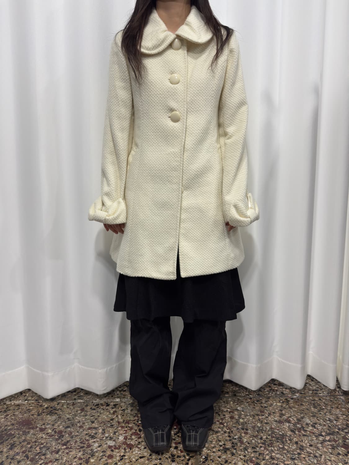 glitter ribbon lovely coat 상품이미지2