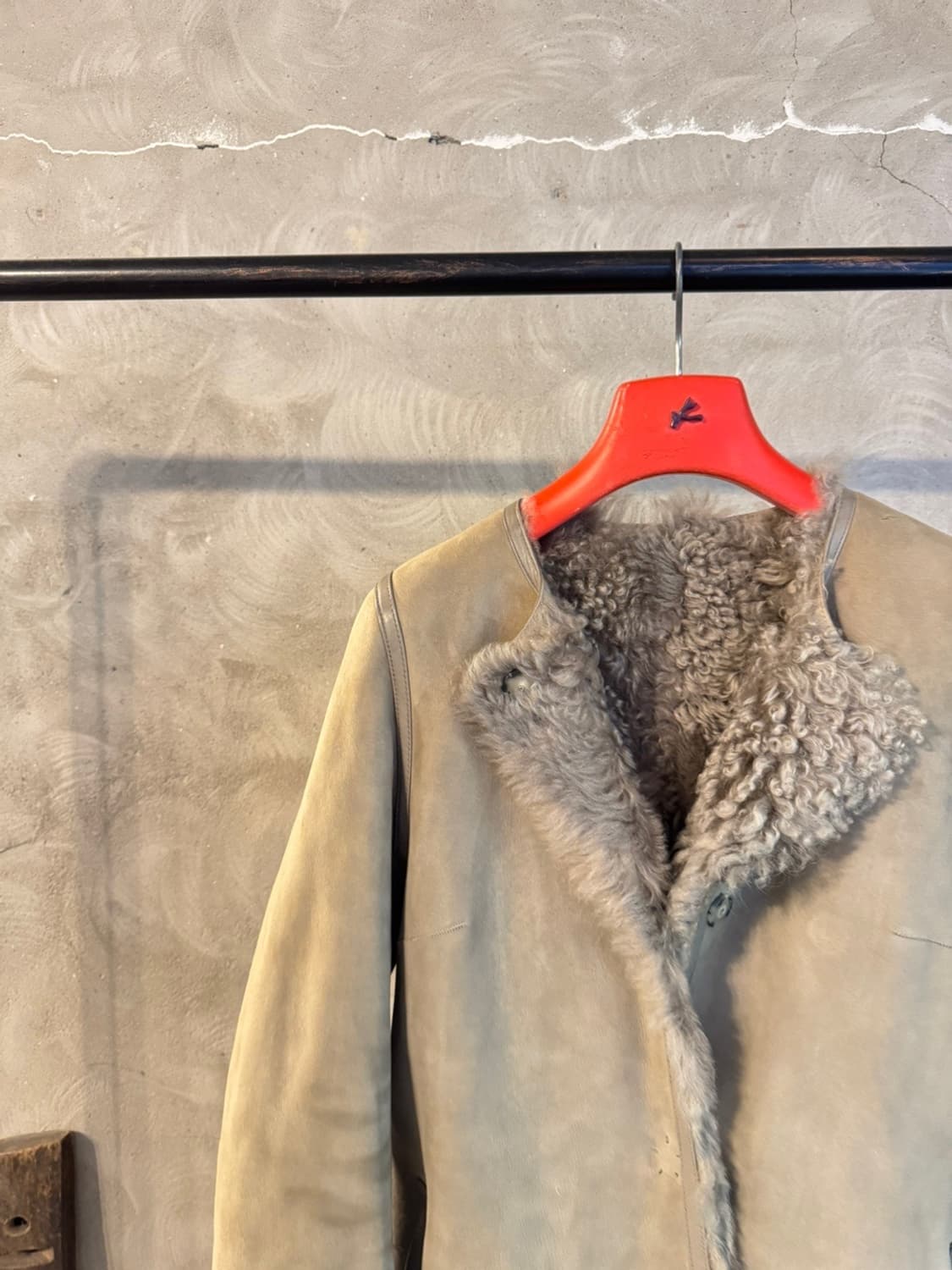 이브 살로몬 시어링 레더 자켓 55~66 상품이미지2