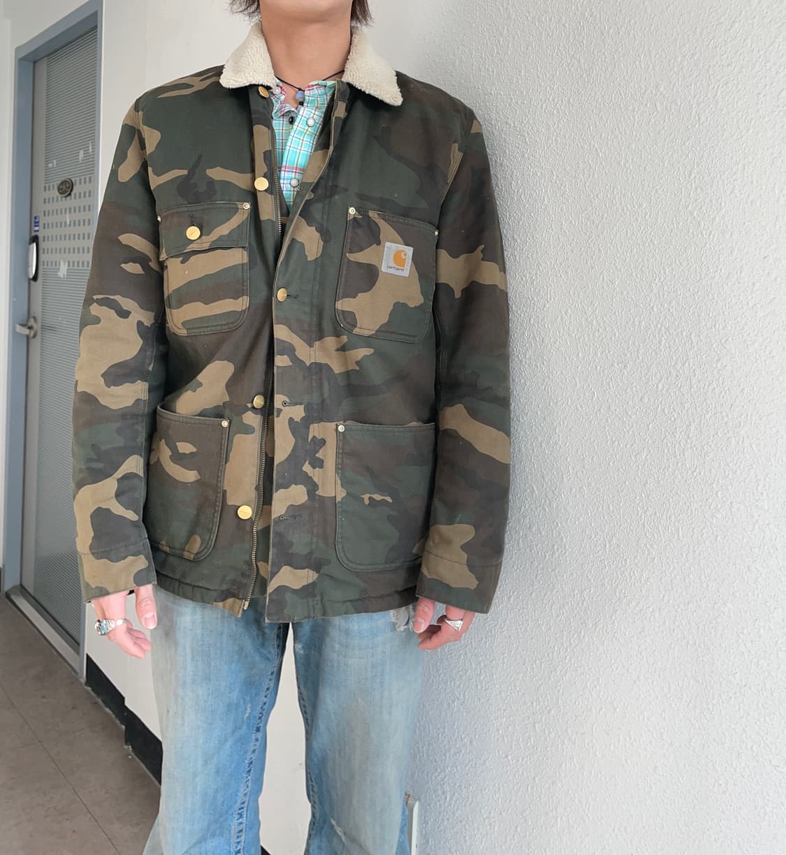 칼하트 카모플라쥬 워크자켓 상품이미지2