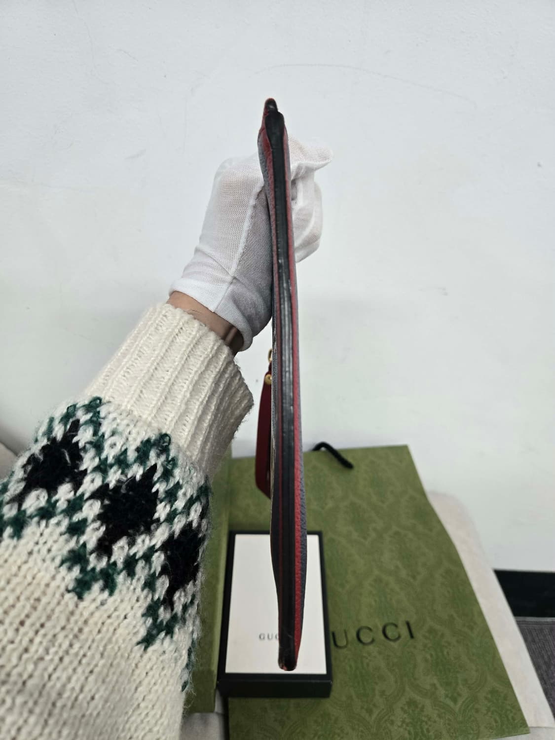 [보증서 정품] 구찌 킹스네이크 한정 클러치백 상품이미지6