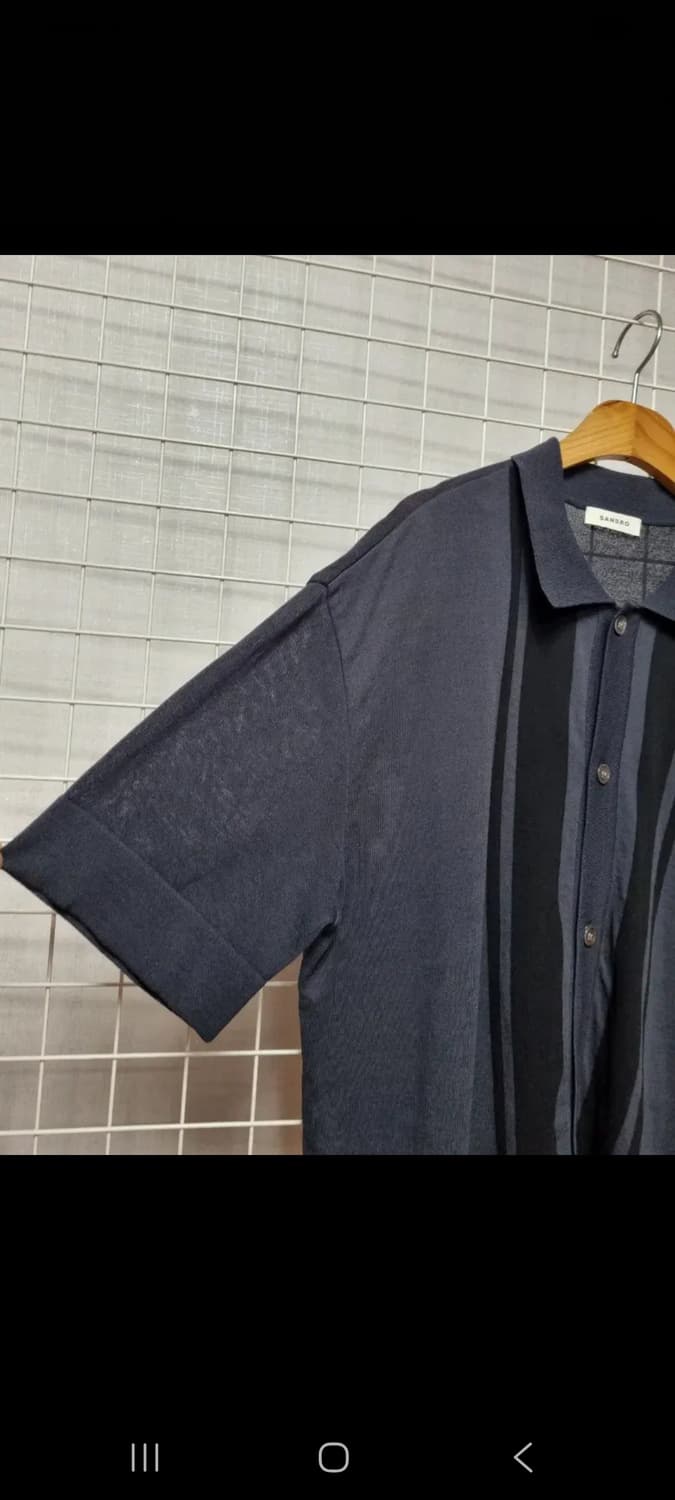 산드로 남성 카라 니트 L (새상품급) 상품이미지3