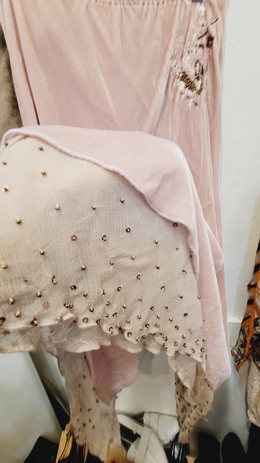 데코 앙고라터치 울 가디건. votrenom 실크벨벳 스커트 상품이미지9