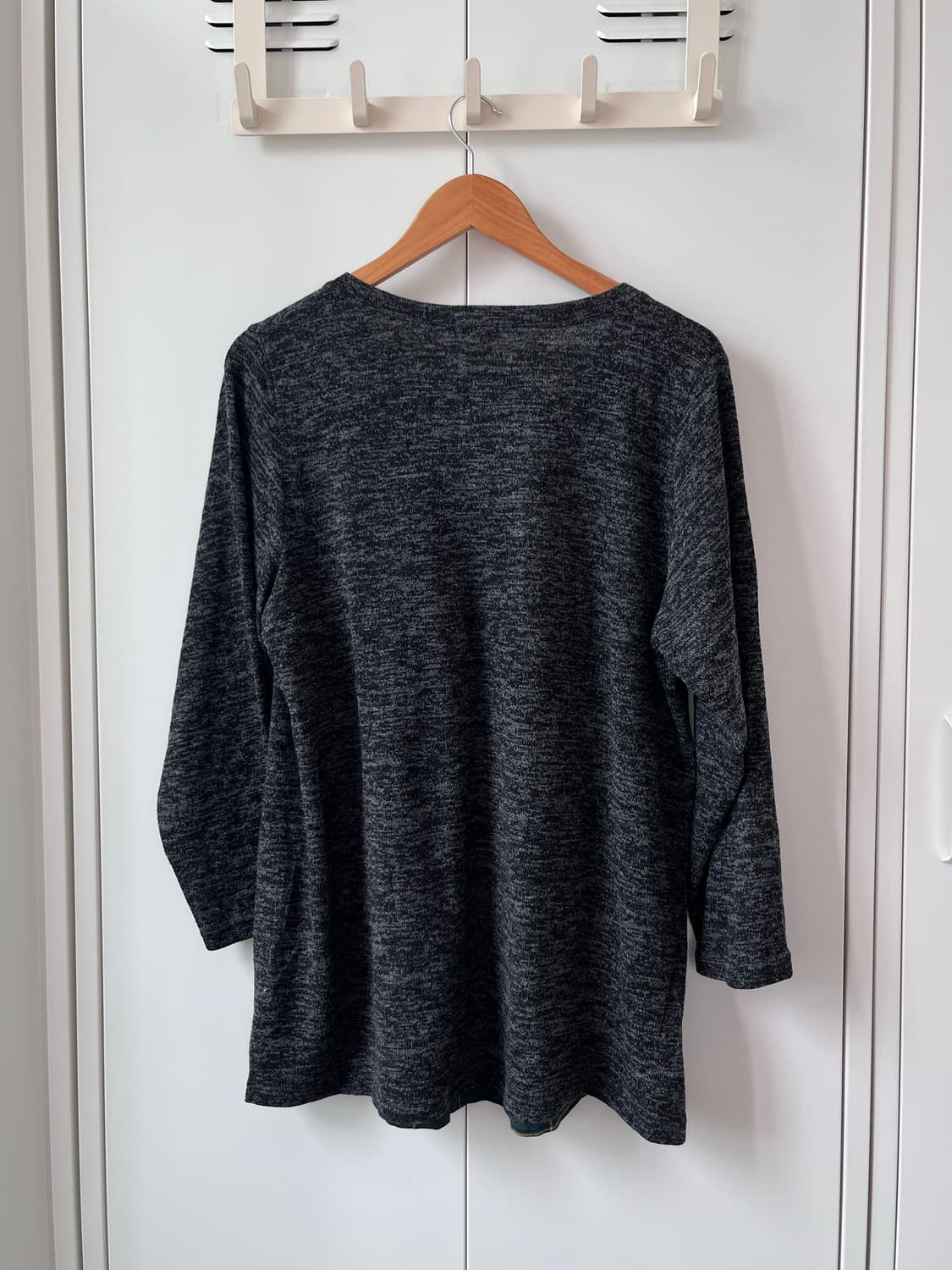 Noannu 체크 레이어드 바선생 니트 상품이미지10