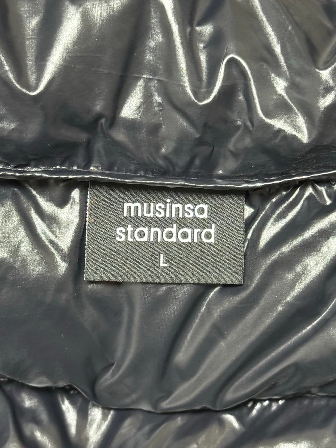 무탠다드 경량패딩 블랙 L 상품이미지2