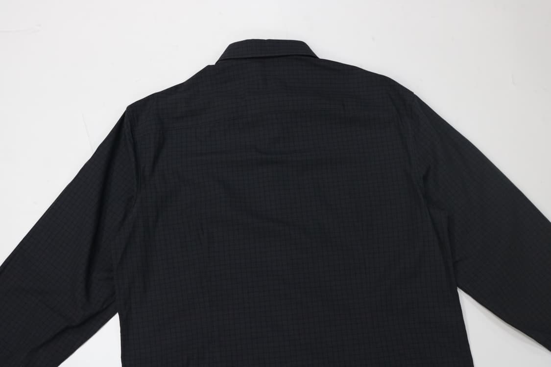 Calvin Klein 캘빈클라인 블랙 마이크로 체크 슬림핏 셔츠 상품이미지8