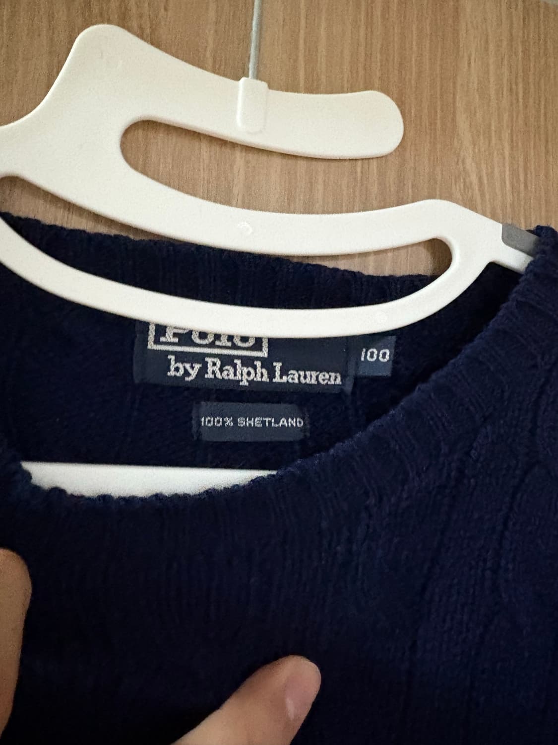 폴로 빈티지 셔틀랜드 울 스웨터 polo 상품이미지3