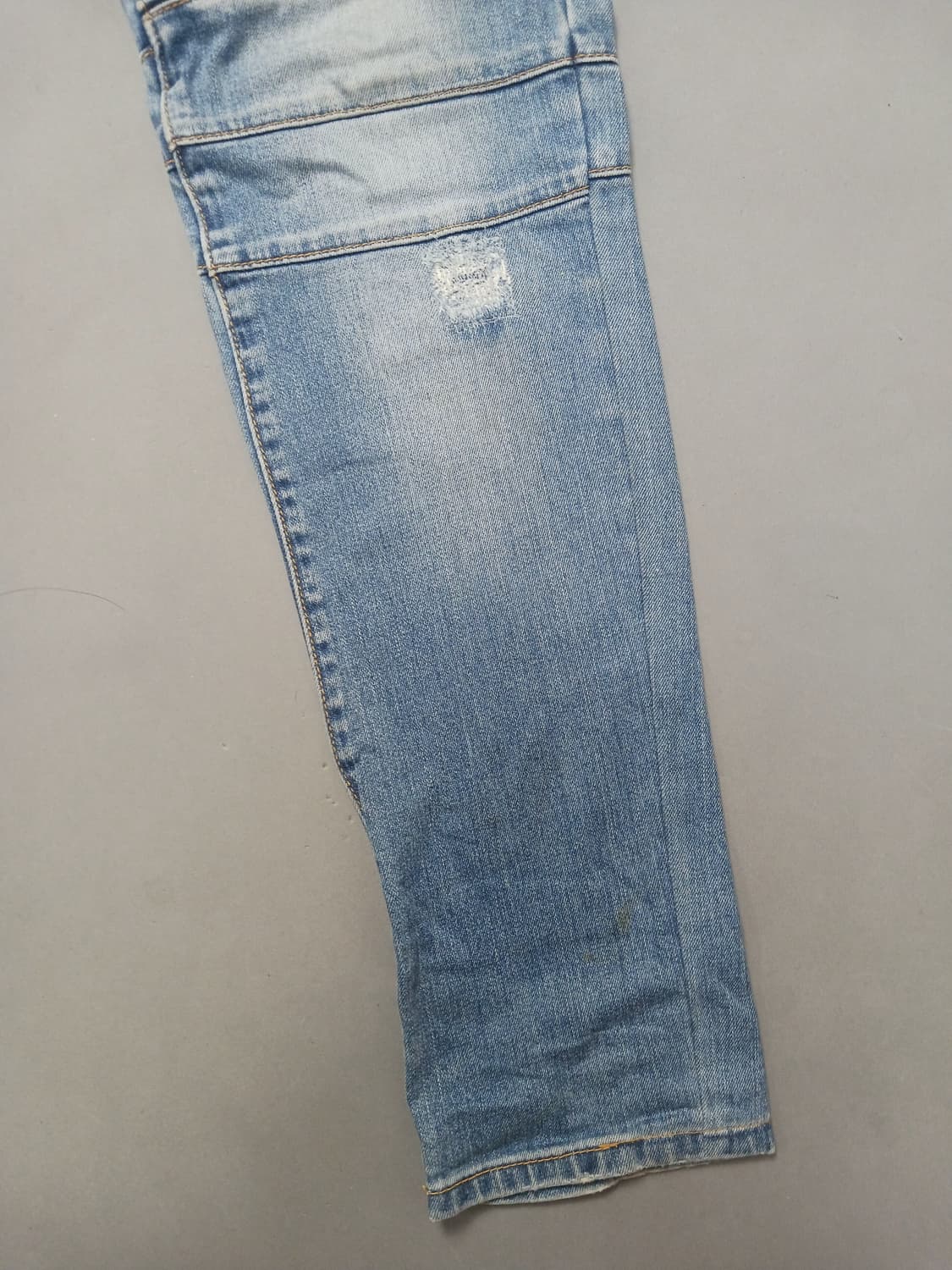 [31] 발망 연청 스크래치 바이커진 청바지 상품이미지5
