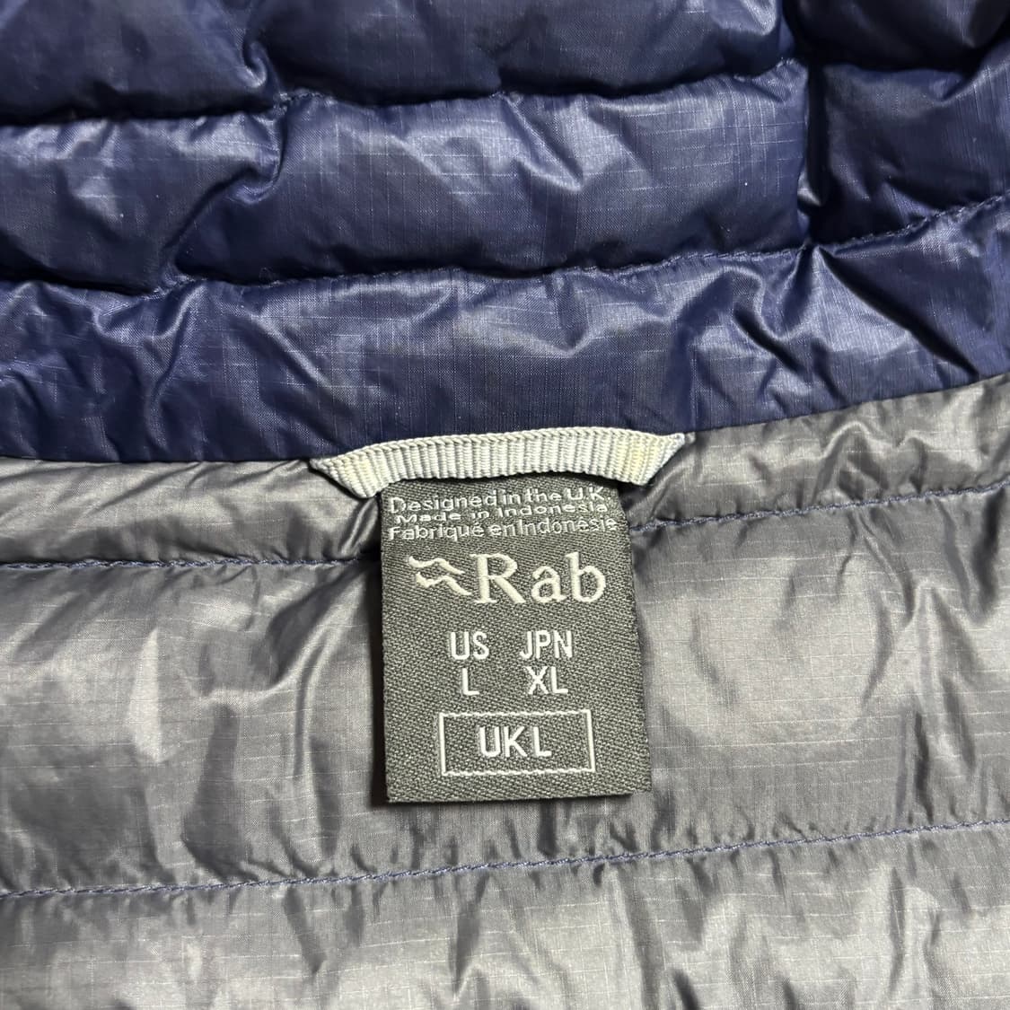L 랩 마이크로라이트 딥블루 경량 패딩 상품이미지4