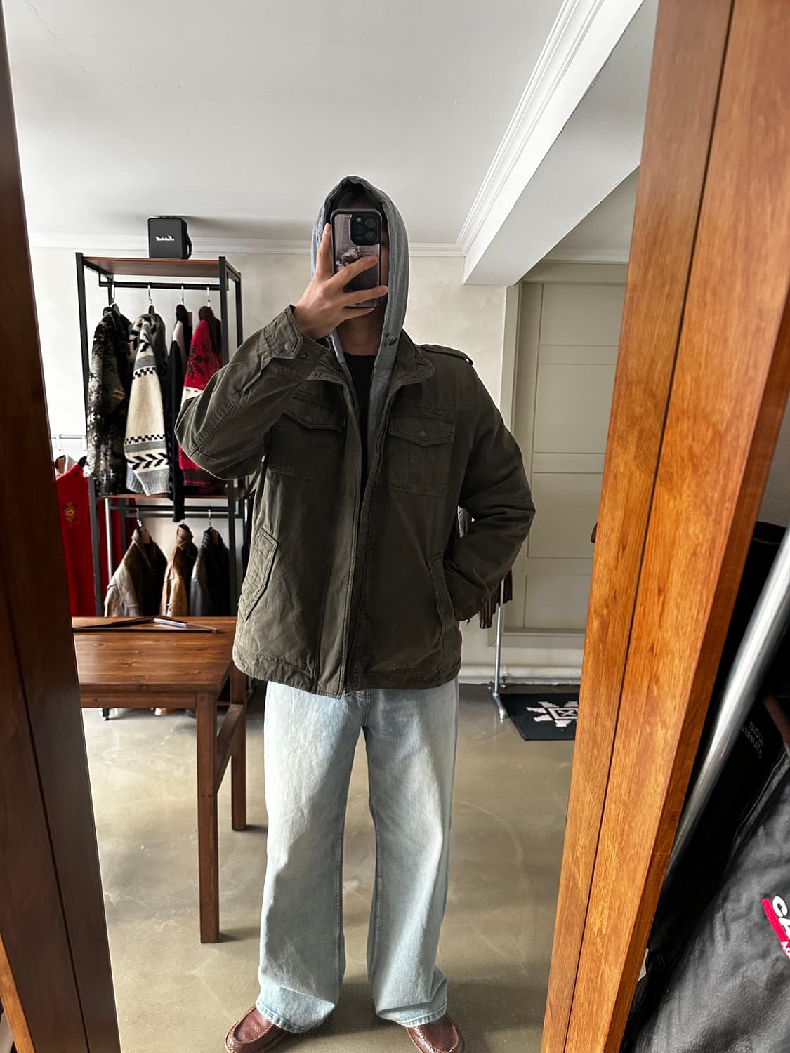 Levis 쉐르파 라이닝 밀리터리 자켓 상품이미지2