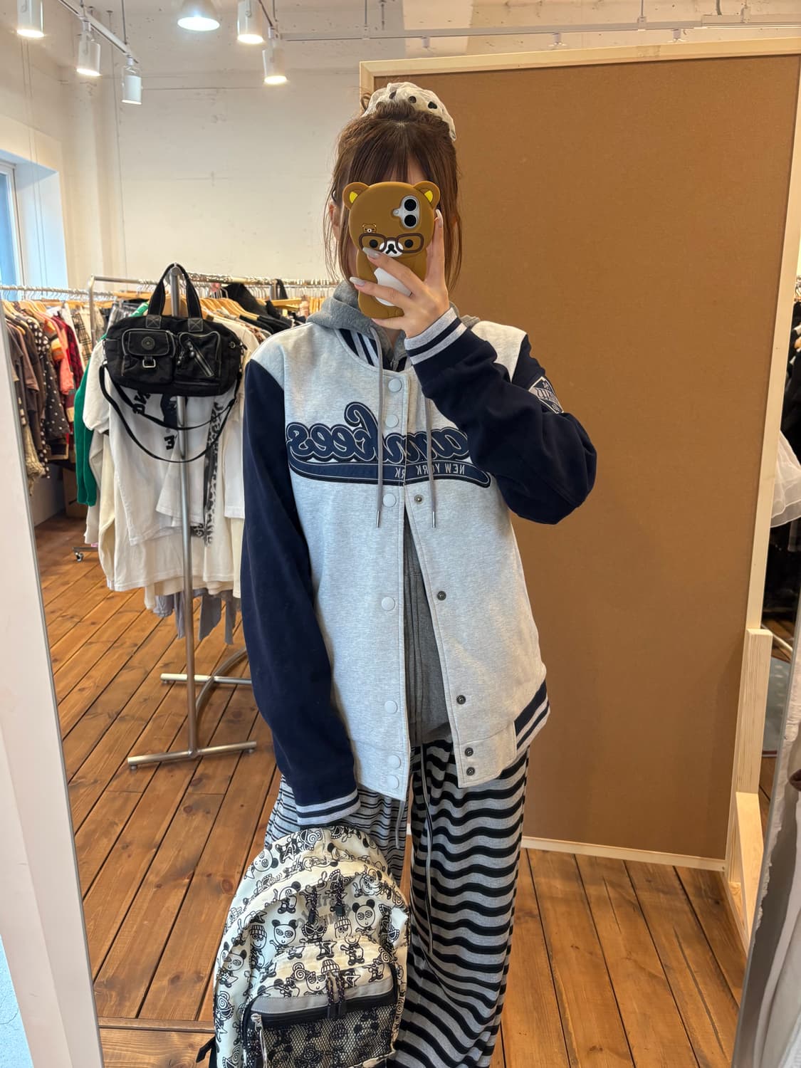 MLB 양키즈 면 바시티 자켓 상품이미지3