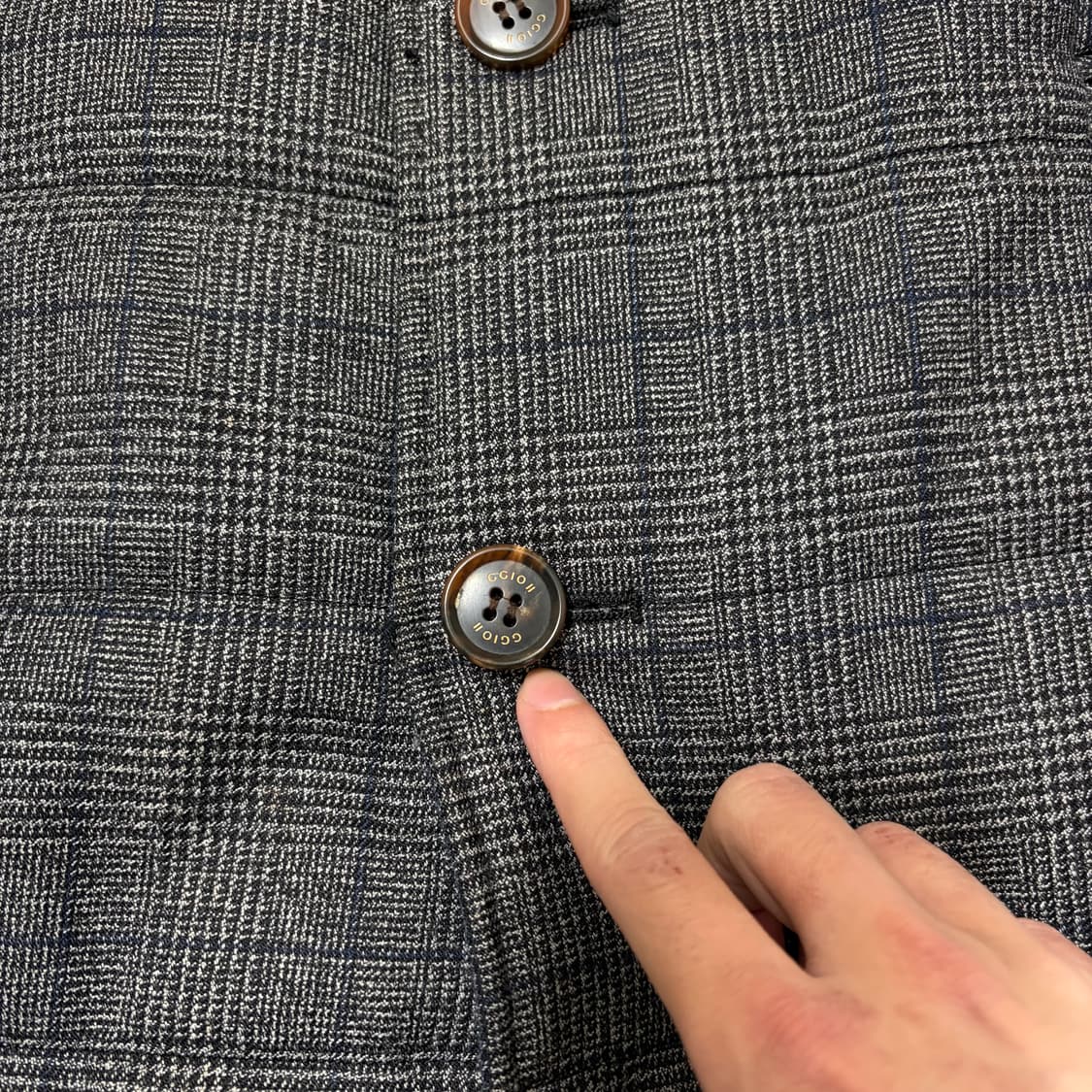 지오투 남성 클래식 체크 롱패딩 패딩코트 XXL/110  상품이미지7