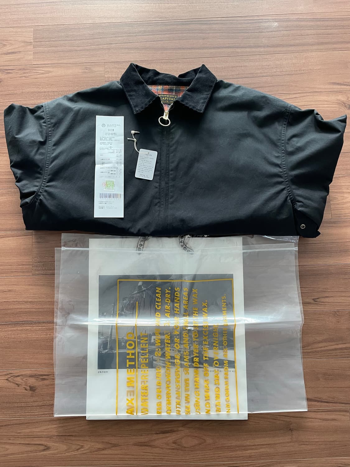 kapital 캐피탈 오일 코팅 드리즐러 블랙 4 상품이미지8