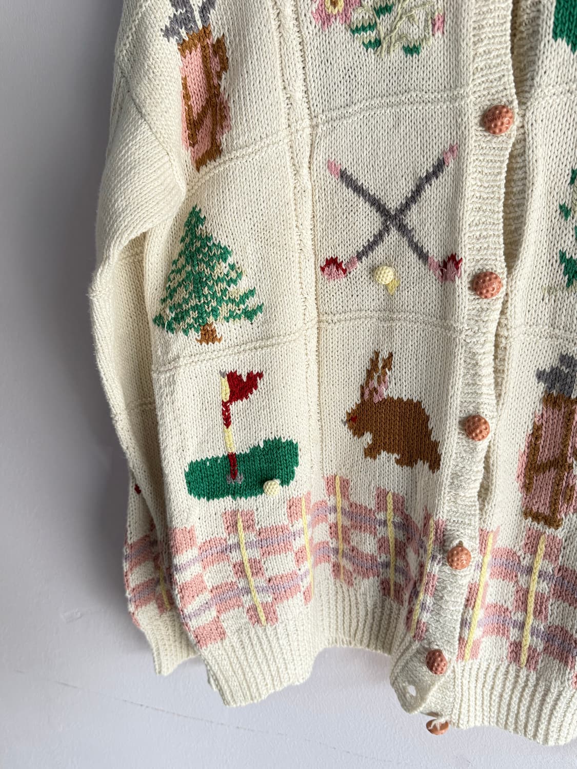 빈티지 토끼 가디건 코튼가디건 상품이미지10