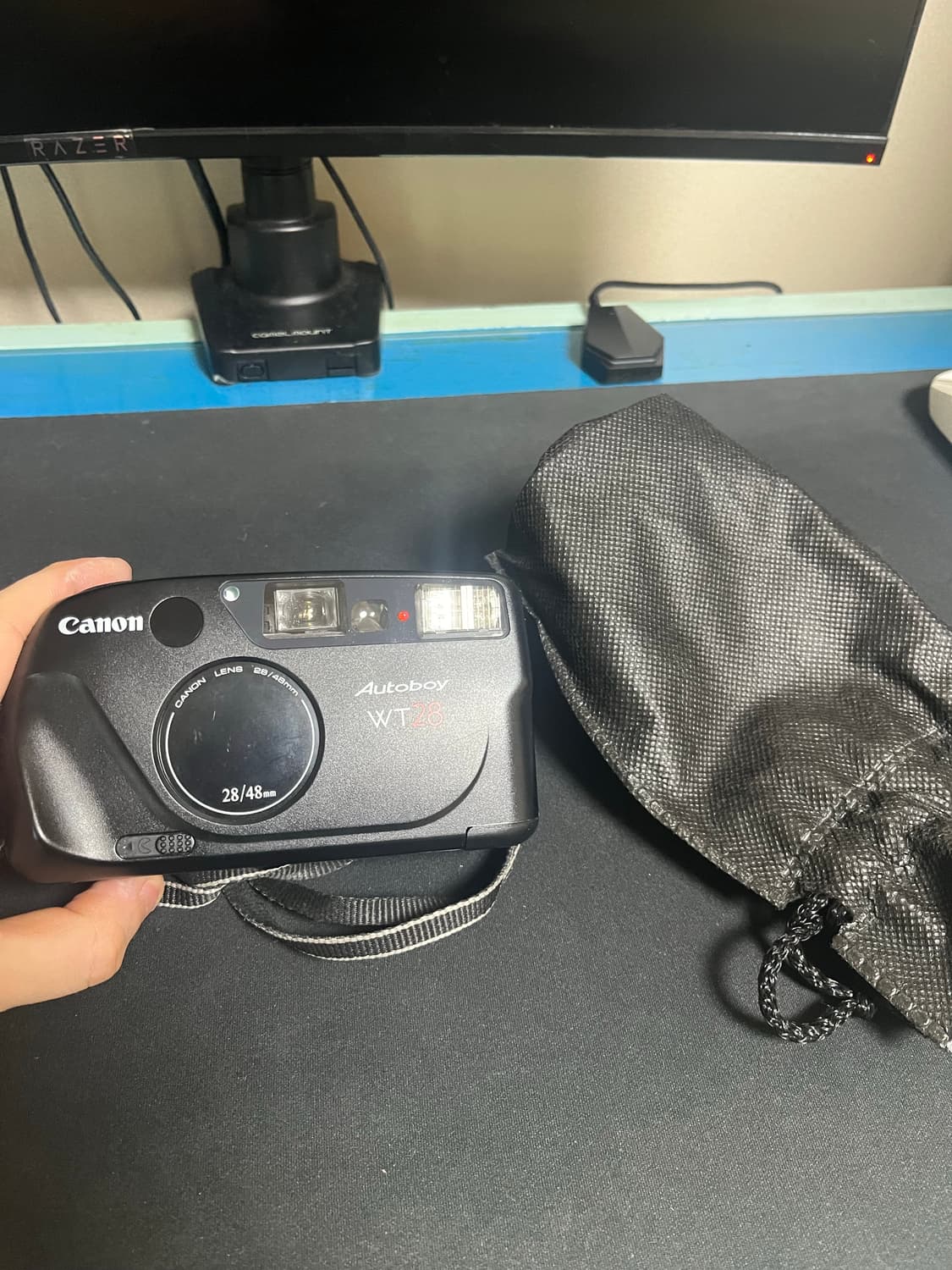 [점검완료]캐논 wt 28 오토보이 필름 카메라(배터리 포함) 상품이미지6