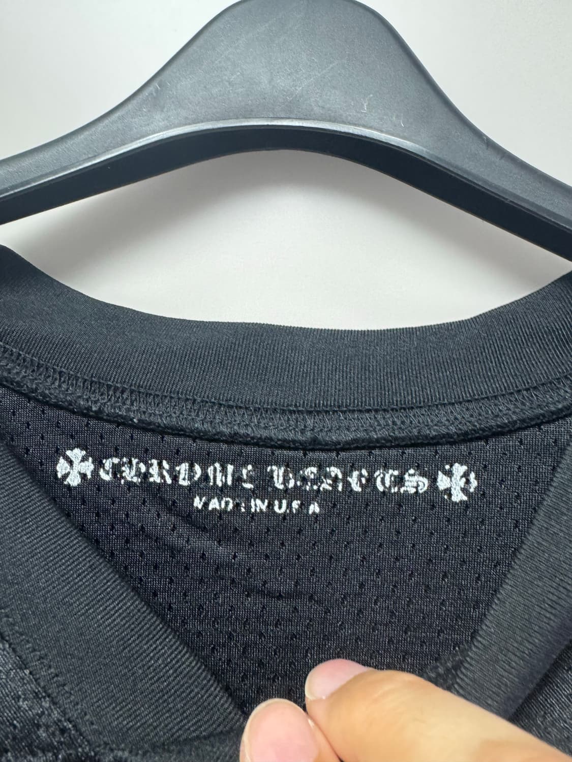 크롬하츠 메쉬 긴팔 블랙 L, XL 상품이미지3