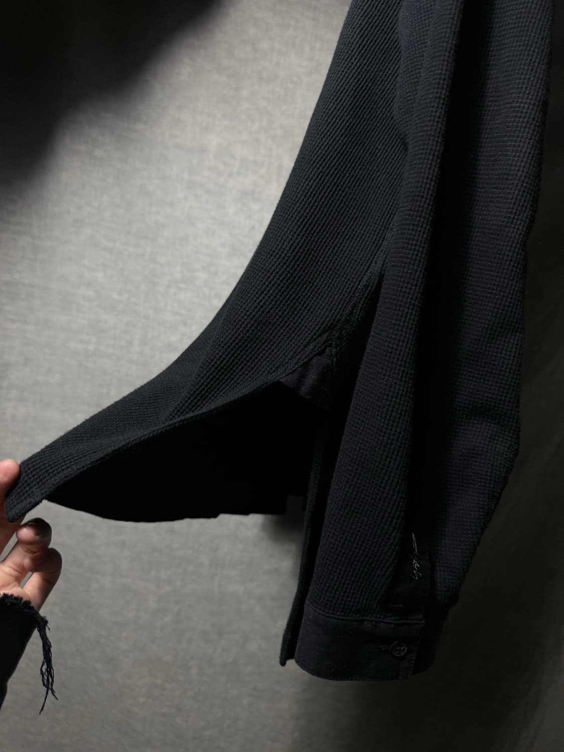 Yohji Yamamoto Pour Homme Henley Neck 상품이미지5