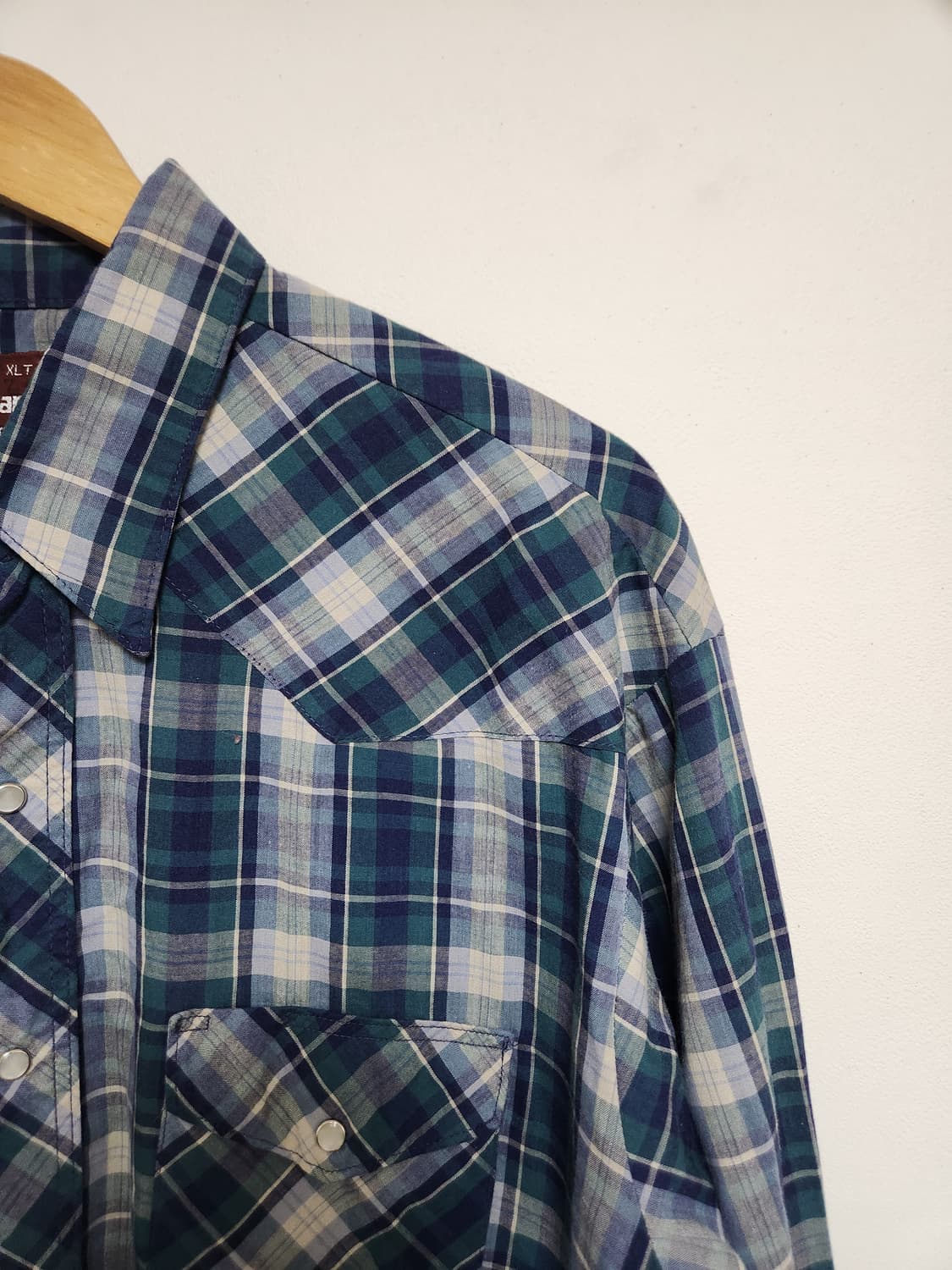 랭글러Wrangler 체크 웨스턴 셔츠 2XL - S86 상품이미지3