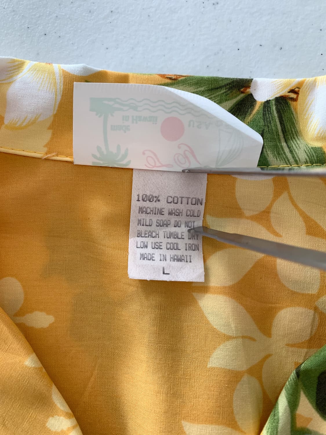 105 USA 빈티지 (데드스탁) 하와이안 알로하 셔츠 상품이미지6