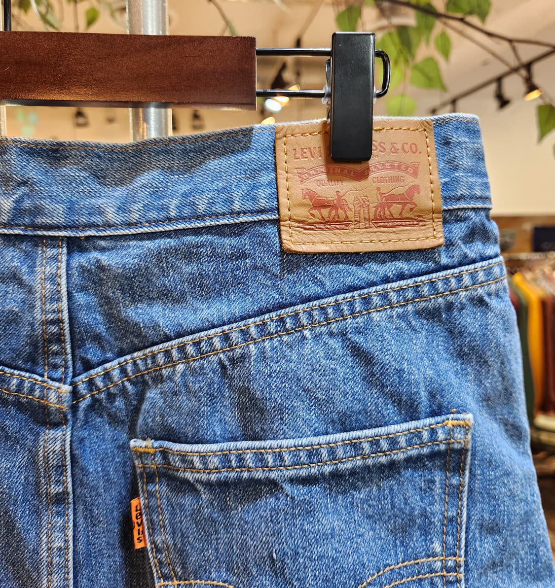 LEVIS 리바이스 지퍼 데님 스커트 상품이미지4