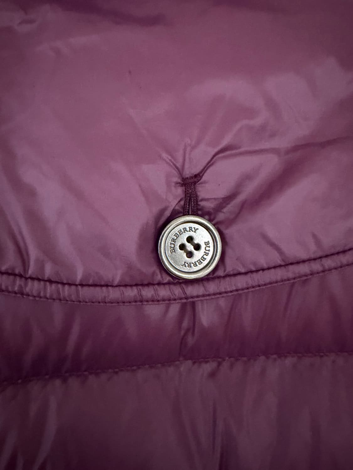 버버리 여성 구스 퍼플 패딩 M 상품이미지5