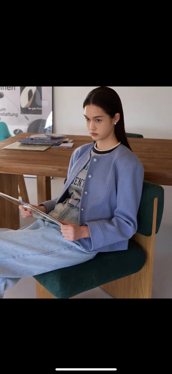 그로브 라인자켓 - 블루 상품이미지1