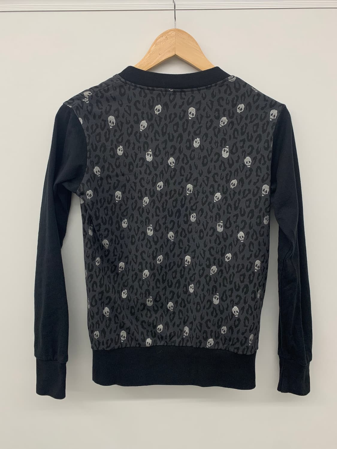 Rad custom 해골 레오파드 가디건 상품이미지4