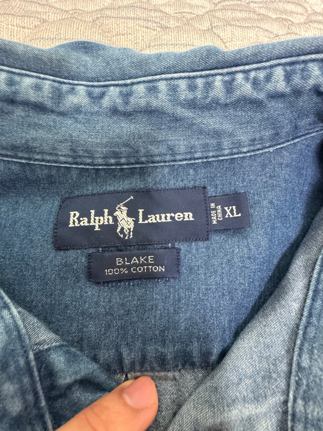 폴로 랄프로렌 데님셔츠 상품이미지2